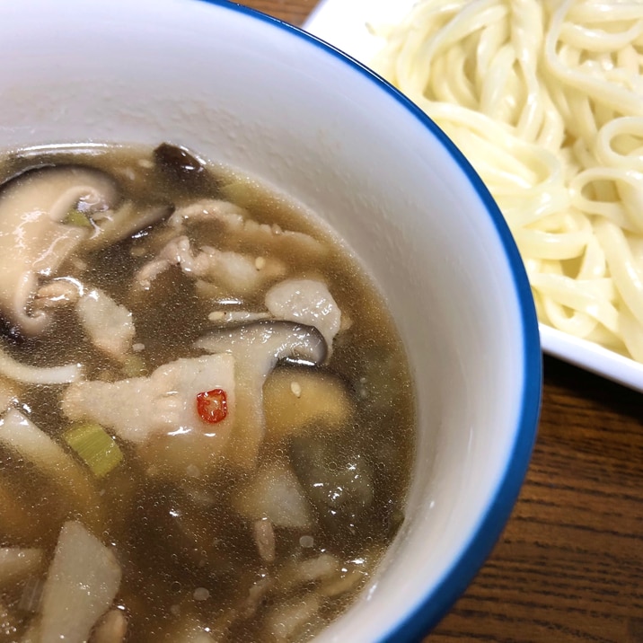 キノコのつけ汁うどん